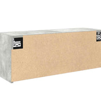 Bad-Wandschrank Betongrau 80x25x30 cm Holzwerkstoff