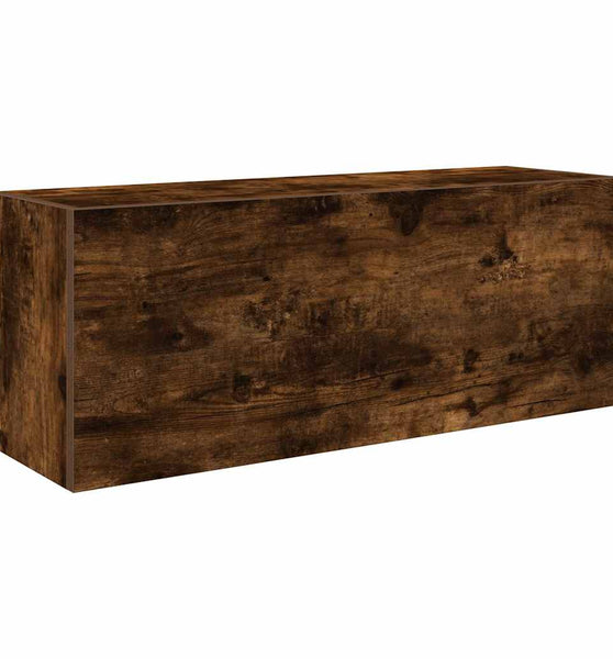 Bad-Wandschrank Räuchereiche 80x25x30 cm Holzwerkstoff