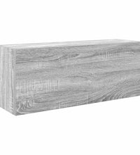 Bad-Wandschrank Grau Sonoma 80x25x30 cm Holzwerkstoff