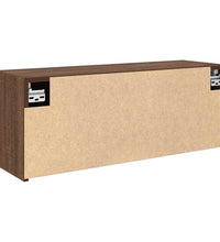 Bad-Wandschrank Braun Eichen-Optik 80x25x30 cm Holzwerkstoff