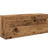 Bad-Wandschrank Altholz-Optik 80x25x30 cm Holzwerkstoff