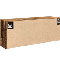 Bad-Wandschrank Altholz-Optik 80x25x30 cm Holzwerkstoff