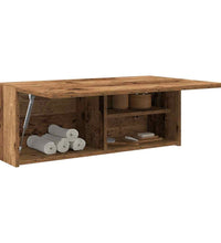 Bad-Wandschrank Altholz-Optik 80x25x30 cm Holzwerkstoff