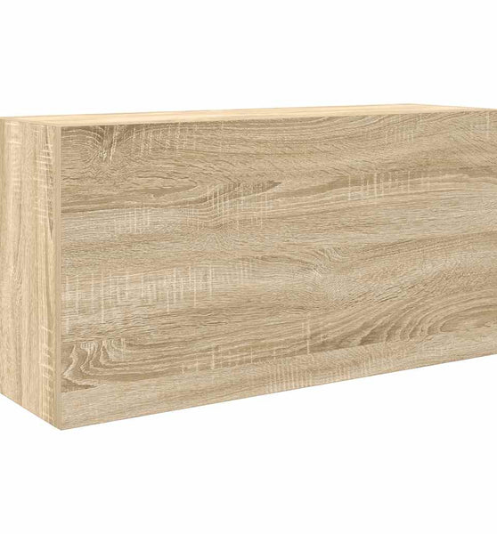 Bad-Wandschrank Sonoma-Eiche 80x25x40 cm Holzwerkstoff