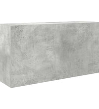 Bad-Wandschrank Betongrau 80x25x40 cm Holzwerkstoff