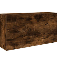 Bad-Wandschrank Räuchereiche 80x25x40 cm Holzwerkstoff