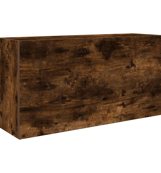 Bad-Wandschrank Räuchereiche 80x25x40 cm Holzwerkstoff