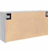 Bad-Wandschrank Grau Sonoma 80x25x40 cm Holzwerkstoff