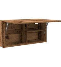 Bad-Wandschrank Altholz-Optik 80x25x40 cm Holzwerkstoff