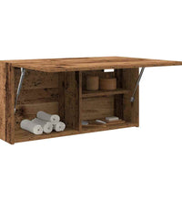 Bad-Wandschrank Altholz-Optik 80x25x40 cm Holzwerkstoff