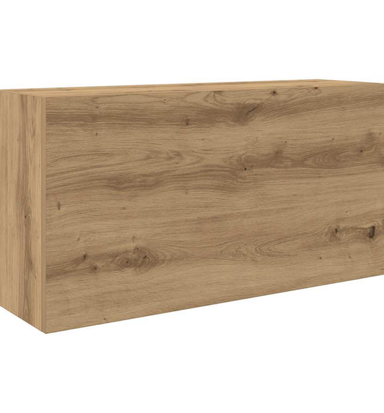 Bad-Wandschrank Artisan-Eiche 80x25x40 cm Holzwerkstoff