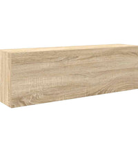 Bad-Wandschrank Sonoma-Eiche 100x25x30 cm Holzwerkstoff