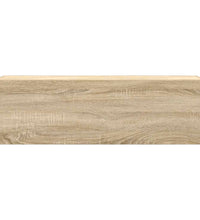 Bad-Wandschrank Sonoma-Eiche 100x25x30 cm Holzwerkstoff