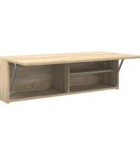 Bad-Wandschrank Sonoma-Eiche 100x25x30 cm Holzwerkstoff