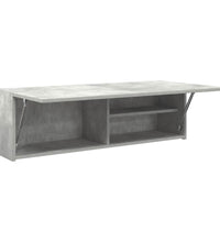 Bad-Wandschrank Betongrau 100x25x30 cm Holzwerkstoff