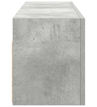 Bad-Wandschrank Betongrau 100x25x30 cm Holzwerkstoff