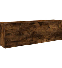 Bad-Wandschrank Räuchereiche 100x25x30 cm Holzwerkstoff