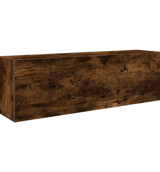 Bad-Wandschrank Räuchereiche 100x25x30 cm Holzwerkstoff