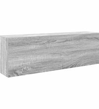 Bad-Wandschrank Grau Sonoma 100x25x30 cm Holzwerkstoff