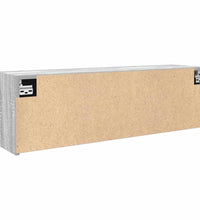 Bad-Wandschrank Grau Sonoma 100x25x30 cm Holzwerkstoff