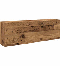 Bad-Wandschrank Altholz-Optik 100x25x30 cm Holzwerkstoff