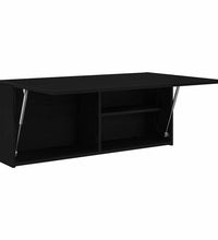 Bad-Wandschrank Schwarz 100x25x40 cm Holzwerkstoff