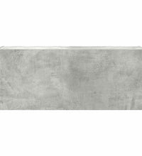 Bad-Wandschrank Betongrau 100x25x40 cm Holzwerkstoff