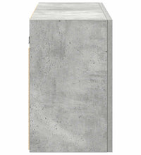 Bad-Wandschrank Betongrau 100x25x40 cm Holzwerkstoff
