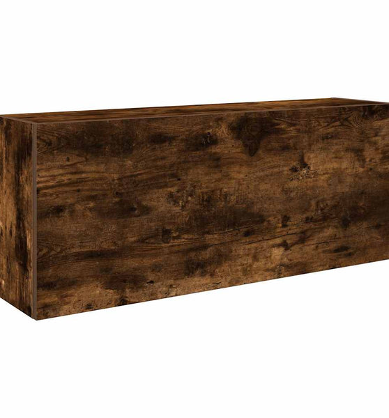 Bad-Wandschrank Räuchereiche 100x25x40 cm Holzwerkstoff