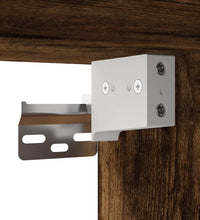 Bad-Wandschrank Räuchereiche 100x25x40 cm Holzwerkstoff