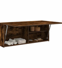 Bad-Wandschrank Räuchereiche 100x25x40 cm Holzwerkstoff