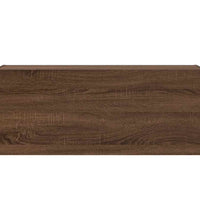 Bad-Wandschrank Braun Eichen-Optik 100x25x40 cm Holzwerkstoff
