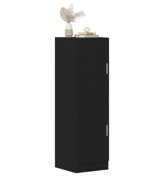 Küchenschrank Schwarz 38x41,5x131,5 cm Holzwerkstoff