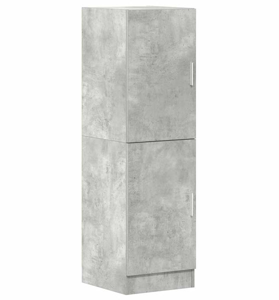 Küchenschrank Betongrau 38x41,5x131,5 cm Holzwerkstoff