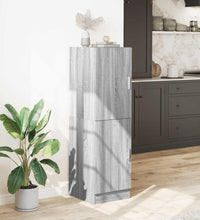 Küchenschrank Grau Sonoma 38x41,5x131,5 cm Holzwerkstoff