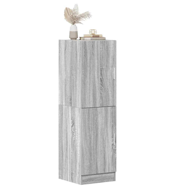 Küchenschrank Grau Sonoma 38x41,5x131,5 cm Holzwerkstoff