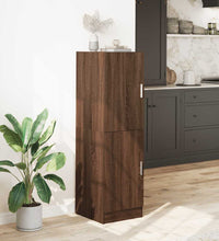 Küchenschrank Braun Eichen-Optik 38x41,5x131,5 cm Holzwerkstoff