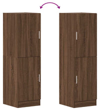 Küchenschrank Braun Eichen-Optik 38x41,5x131,5 cm Holzwerkstoff
