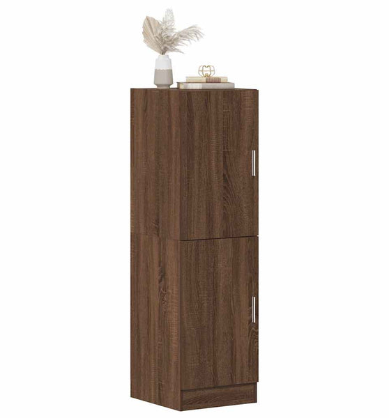 Küchenschrank Braun Eichen-Optik 38x41,5x131,5 cm Holzwerkstoff