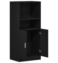 Küchenschrank Schwarz 57x41,5x131,5 cm Holzwerkstoff