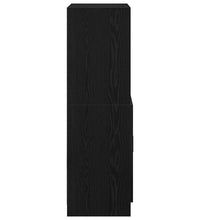 Küchenschrank Schwarz 57x41,5x131,5 cm Holzwerkstoff