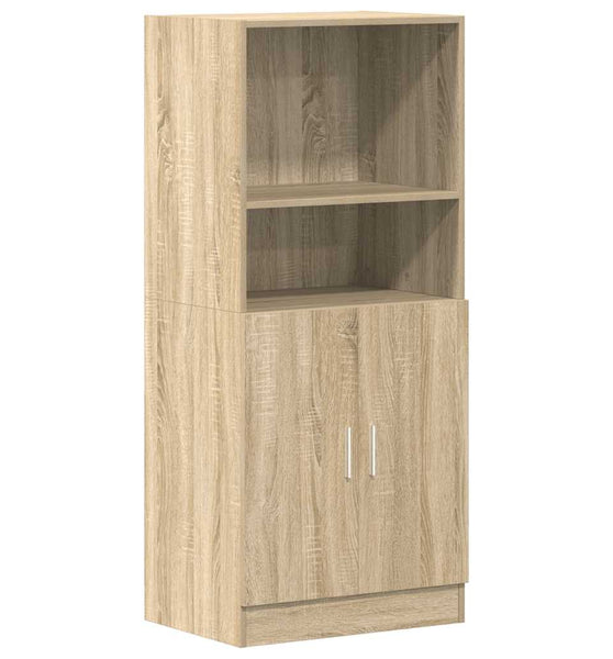 Küchenschrank Sonoma-Eiche 57x41,5x131,5 cm Holzwerkstoff