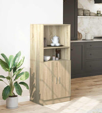 Küchenschrank Sonoma-Eiche 57x41,5x131,5 cm Holzwerkstoff