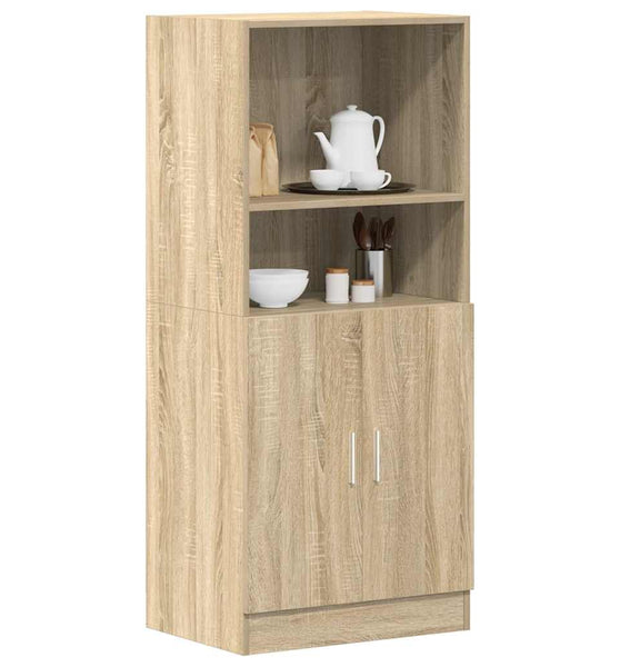 Küchenschrank Sonoma-Eiche 57x41,5x131,5 cm Holzwerkstoff