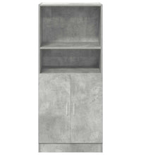 Küchenschrank Betongrau 57x41,5x131,5 cm Holzwerkstoff