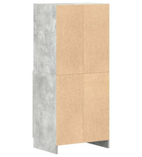 Küchenschrank Betongrau 57x41,5x131,5 cm Holzwerkstoff