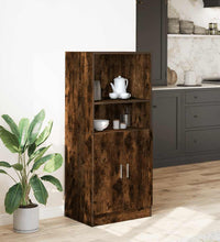 Küchenschrank Räuchereiche 57x41,5x131,5 cm Holzwerkstoff