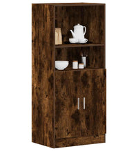 Küchenschrank Räuchereiche 57x41,5x131,5 cm Holzwerkstoff