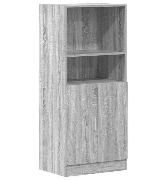 Küchenschrank Grau Sonoma 57x41,5x131,5 cm Holzwerkstoff