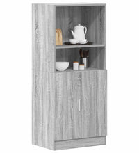 Küchenschrank Grau Sonoma 57x41,5x131,5 cm Holzwerkstoff